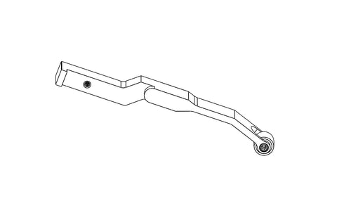 PFA43313 - 7/16" x 3/8" Urethane Bent File Arm Assembly